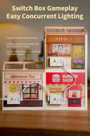Rolife DIY Miniature 3D Wooden Puzzle Kit with LED Light | Creative Craft Store Model