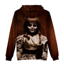 Annabelle 3D Print Hoodies Men Sweatshirt Harajuku Hoody Tracksuits 3D Print Horror Movie Annabelle Hoodie Streetwear Clothes