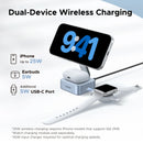 UGREEN Qi2 25W 15W Magnetic 2-in-1 Wireless Charger Stand Fast Charging Stand Magsafe Charger For iPhone 16 17 Series