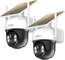 AOSU 3MP 100% Wire-Free Solar WiFi Camera 5000mAh Battery Two-way Audio Security Camera Wireless Solar Panel PTZ CCTV Camera