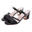 High Heel Sandals Women Shoes Peep toe Square Heels Ladies Sandals 2022 Summer Shoes Woman Fashion Heel 6cm A645