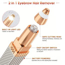 4 in 1 Electric Facial Hair Removal Painless Epilator Eyebrow Lipstick Shape Facial Sensitive Areas Bikini Depilator Body Shaver