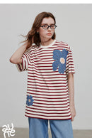 TOYOUTH Women Short Sleeve T shirt 2025 Spring New Tops 8521034