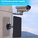 10W Solar Panel Solar Battery Charger 5V Micro USB Charging For IP Surveillance Camera for Arlo Camera/Eufy Wireless Doorbell