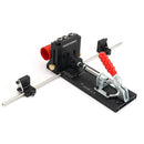 ENJOYWOOD XK4 PRO MAX Pocket Hole Jig Aluminum Alloy Adjustable Woodworking Drill Guide with Stabilizing Bar Stop Block