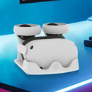 适用于Meta Quest 3S VR头显的充电底座，带RGB灯的快速充电站，适用于Meta Quest 3S/Quest 3/Quest 2的充电支架