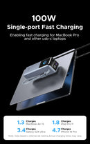 The Nexode Citadel | 200W 25000mAh Retractable-Cable Power Bank