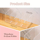 The Closet Architect | 4-Section Clear Purse & Handbag Organizer (2-Pack)