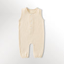 Newborn Baby Clothing Soft Gauze Romper Thin Summer Jumpsuit Pajamas Boy Girl Play Sleep Suit Outfit 100% Cotton Gauze Pyjamas
