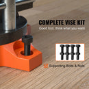 SucceBuy Bench Vise 4.5" 6" 6.5" Multipurpose with Swivel Base Anvil Heavy Duty Cast Iron for Drilling, Conduit Cutting, Sanding