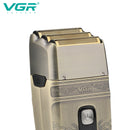 VGR Shaver Professional Electric Razor Shaving Machine Waterproof Beard Trimmer Metal Razor Digital Display Shaver for Men V-335