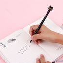 4支/套 卡通可爱中性笔 0.5mm 创意猫咪学生礼品中性笔 学校办公书写用品文具