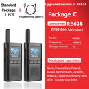 Retevis RB628 Walkie Talkie Rechargeable 1500mAh Portable Two-way Radios Large LCD Screen Emergency For Hunting Camping(2 Pcs)
