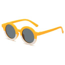 New Children's Sunglasses Korean Edition Girls' Round Frame Sunglasses Personalized Baby Sunscreen Sunglasses Fashion Versatile