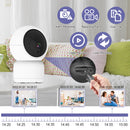 Camdepot 3MP IP 摄像头，支持 Onvif，适用于 NVR 区域报警 2.4Ghz WiFi 摄像头 AI 跟踪人形检测 双向音频 PTZ 婴儿监视器 ICSEE