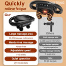 LINGTENG Massage Gun Deep Tissue, 6‑Heads Muscle Massager, Back Massager, Handheld Percussion Massage Tool, 9‑Speed Levels & 4 Modes, Christmas & Birthday Gift for Adults