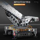 MOULD KING 17002 Technical Car Toys The MOC-10123 RC Motorized Crane Liebher LTR 11200 Truck Model Building Blocks Kids Gifts