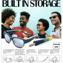 Protable Dry Herb Smoke Storage Tool Sunglasses Hidden Tapered Roll Paper Storage Tube Removable Glasses Holder