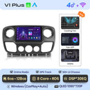 Junsun V1pro 安卓自动收音机，适用于雷诺 Master 日产 NV400 欧宝 Movan 无线 Carplay 4G 汽车多媒体 GPS 2din 汽车收音机