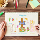 Easter Themed Silicone Clear Stamps Transparent Stamps for Birthday Valentine's Day Party Cards Making DIY Scrapbooking
