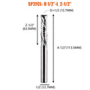 Compression milling cutter woodwork UP &amp; DOWN Cut Two Flutes Spiral Carbide Milling Tool CNC Router Wood End Mill Cutter Bits