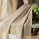 Modern Brown Voile Curtains for Kids Bedroom Living Room Sheer Curtain in Kitchen Hall Cortinas Ventana Firany Treatment Rideaux