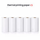 Mini Printer Paper Non-adhesive Thermal Paper 57mm Label Sticker Pocket Printer Kids Instant Photo Inkless Printing Rolls Paper