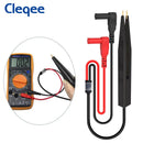 Cleqee P1503系列万用表测试线套件，带可更换针式探头、4毫米香蕉插头、鳄鱼夹、SMD测试电缆