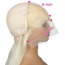 200 Density 613 Blonde Straight 13x4 Transparent Lace Frontal Wig 13x6 HD Lace Front Human Hair Wigs Brazilian For Women