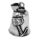 Eagle Biker Cross Jesus Bell Pendant Stainless Steel Norse Viking Warrior Spartacus Helmet Rose Lady Rider Saint Mary Jewelry