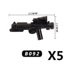 MOC Medieval Accessories Building Blocks Military Soldiers Shoulders Armor Blaster Helmets Weapons War Bricks Children Toys B038