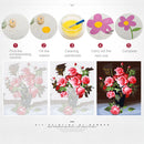 Momoart Painting By Number Flower DIY New Arrivals Picture By Numbers Framed on Canvas Coloring By Numbers Handmade Gift