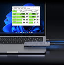 UGREEN M.2 NVMe/SATA SSD Enclosure 20Gbps USB-C 3.2 Gen2 External Enclosure Supports M and B&M Keys 2280 SSD Aluminum Shell