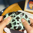 1pc Handmade Mint Dark Chocolate Squeeze Ball, slow rebound with crispy and soft texture. Relieves stress and anxiety for all genders. Nice as party favors and holiday gifts.