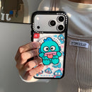 Sanrio Hangyodon Magnetic Holder Magsafe Wireless Charge Cute Cartoon Phone Case For iPhone 17 16 15 14 13 12 11 Pro Max Cover