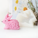 Flat Butterfly Silicone Candle Mold Flower Animal Bunny Easter Egg Festival Gift Home Decoration Hedgehog Aromatherapy Plaster