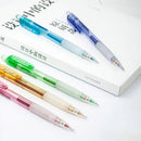 流行创意3件套0.5/0.7毫米2B彩色自动铅笔带橡皮擦学生绘画书写文具