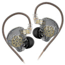 KZ EDX Lite IEM Monitor Headphones Dynamic HIFI Bass Music Earbuds In Ear Wired Earphones Noise Cancelling Sport Gaming Headsets