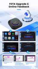 The Ambient Deck | CarlinKit Android 13 CarPlay AI Box with Qualcomm Chip
