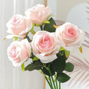 48cm Rose Black Silk Bouquet Peony Artificial Flower for Mother's Day Bud Bride Wedding Decor Home Decoration Artificial Flower