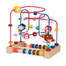 Montessori Baby Toys Wooden Roller Coaster Bead Maze Toddler Early Learning Educational Puzzle Math Toy for Children 1 2 3 Years