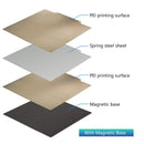 For Ender 3 Build Plate Heat Bed Ender 3 V2 /Neo Ender 5 /Pro H1H PEY PEO PET PEI Sheet 235x235 Magnetic Spring Steel Sheet