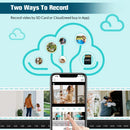 9MP 4K IP Camera Dual Lens Screen WiFi PTZ Auto Tracking Waterproof Panoramic Surveillance Camera with Voice Intercom System
