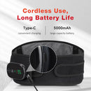 Cordless Hot Waist Belt Massager Lower Back Support Lumbar Protector Back Heated Vibration Massage Waist Brace Relief Pressure