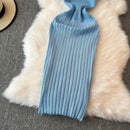 Elegant Knitted Long Dress Women Summer V Neck Single Breatsed Short Sleelve Bodycon Dresses Fashion Party Office Lady Vestidos