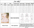 New Children Dress Teen Girl Clothes 8 9 10 11 12 Years Old Summer Flower Pink Short Sleeve Birthday Party Kids Princess Dresses