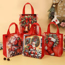 4pcs Christmas Gift Bag Santa Non-Woven Bag Christmas Decorations For Home 2024 Xmas Navidad Noel Gifts New Year  Packaging Bag