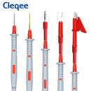Cleqee P1503系列万用表测试线套件，带可更换针式探头、4毫米香蕉插头、鳄鱼夹、SMD测试电缆