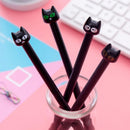4支/套 卡通可爱中性笔 0.5mm 创意猫咪学生礼品中性笔 学校办公书写用品文具