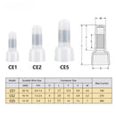 50/100/500/1000个 CE1 CE2 CE5 闭端压线帽 电线电缆接头连接器